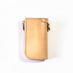 【受注生産】スマートキー収納キーケース　ヌメ革　手染め　タン・ブラウン・ブラック 7枚目の画像