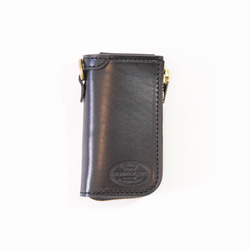 【受注生産】スマートキー収納キーケース　ヌメ革　手染め　タン・ブラウン・ブラック 10枚目の画像