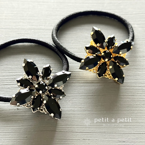 スワロフスキー®︎ ブローチ(L) clématite ピンク&ホワイト ギフト