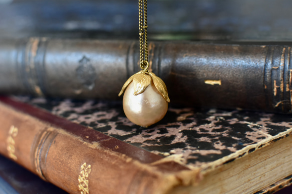 棉花項鍊（法國古董巴洛克棉珍珠） 第2張的照片