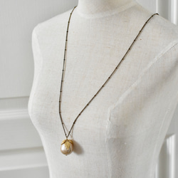 棉花項鍊（法國古董巴洛克棉珍珠） 第7張的照片