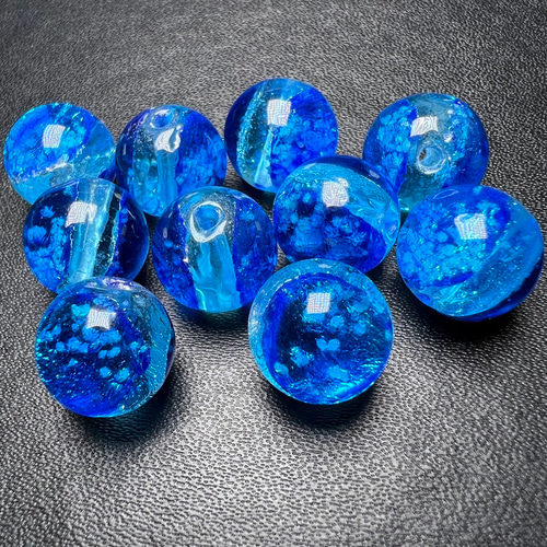 Amazon | [ストロベリークォーツ] 光る ミヤコマリン 青芯 8mm