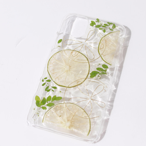 iPhoneケース フルーツ 全機種対応 ソフトケース ライム iPhone15