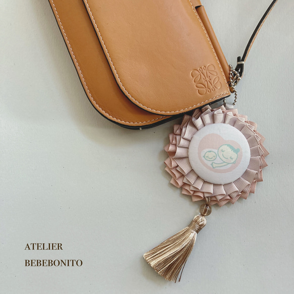 マタニティロゼット　＊antique rose tassel＊ 1枚目の画像