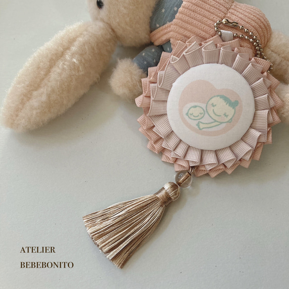 マタニティロゼット　＊antique rose tassel＊ 3枚目の画像