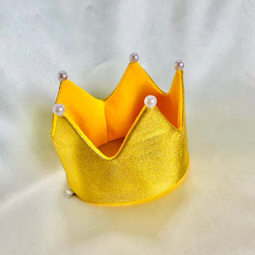 ベビークラウン y×g パ 100日、1歳、名入れ、王冠、誕生日