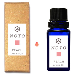 NOTO ピーチ　フレグランスアロマオイル１０ml　白桃の程良い甘く芳醇な香りを忠実に再現 1枚目の画像