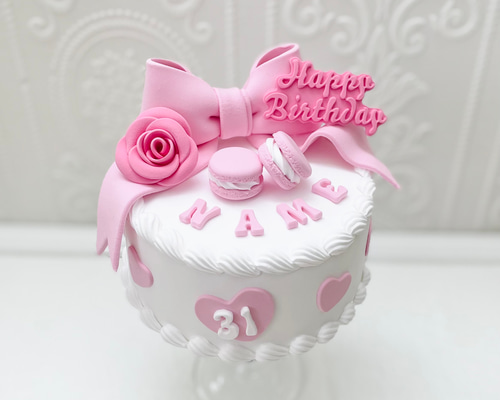 polly pocket バースデーサプライズケーキ リボン ピンク Complete 100% Vintage 1994 Polly Pocket Birthday Surprise