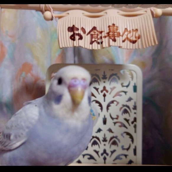 送料無料【本革】レザー❤️ ハンドメイドガシガシ系鳥インコのおもちゃ【のれん】 leather bird toy 13枚目の画像