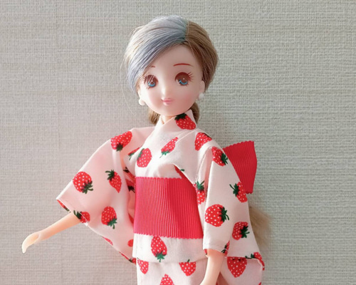 リカちゃん 着物（浴衣）2点セット #20H - MACOLIN 'S SHOP