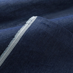 自然素材 綿 コットン 100％カーテン デニムカーテン「デニムネイビー」ナチュラル カーテン 4枚目の画像