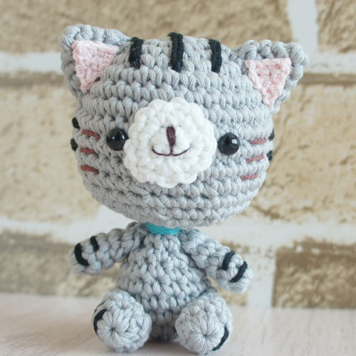 sample あみぐるみ　ぬいぐるみ　サバトラ　猫　オーダーメイド sample あみぐるみ ぬいぐるみ サバトラ 猫 オーダーメイド