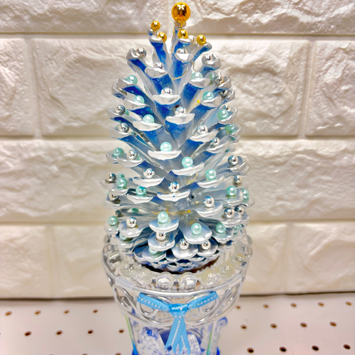 【aiii さま】ornament ❀ * アイスブルー * 細長 オーナメント aiii さま】ornament ❀ * アイスブルー * 細長 オーナメント Amazon