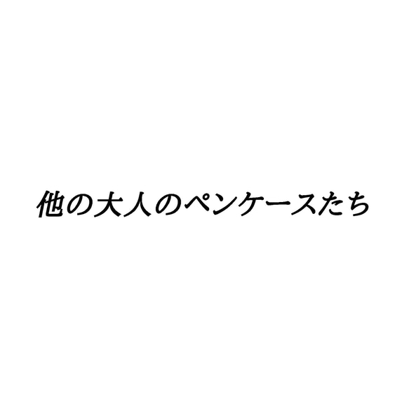 大人のペンケース（イタリアンレザー）No.000 8枚目の画像