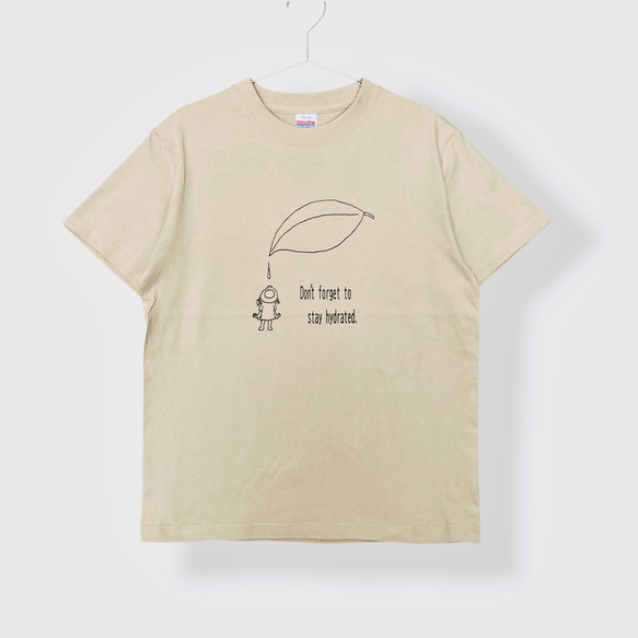 Tシャツ「水分補給を忘れずに」３カラー 4枚目の画像
