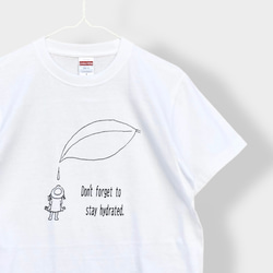 Tシャツ「水分補給を忘れずに」３カラー 3枚目の画像