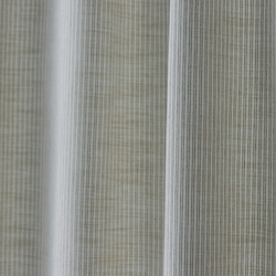 自然素材 綿 コットン100％カーテン モダンストライプ「レインアイボリー」カーテン ナチュラルカーテン 5枚目の画像