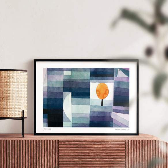 パウル・クレー Harbinger of autumn アートポスター 名画 絵画
