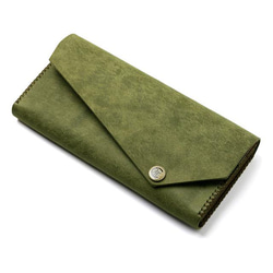 ☆ラッピング無料プエブロレザー長財布 [オリーブ] / Long Wallet III
