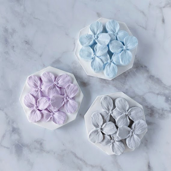 エレガント紫陽花（グリーン）♡アロマストーン 色が選べる「紫陽花の