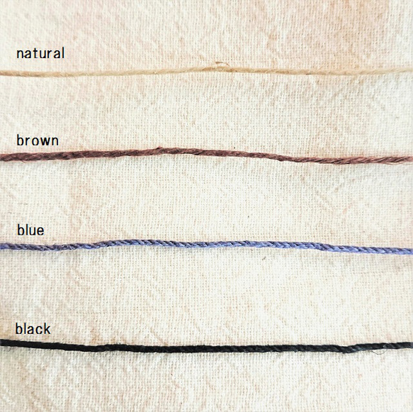 シンプルハット : 綿麻【ブラック】 10枚目の画像