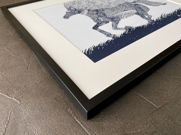 『風はこぶ、馬』A3ポスター　シルクスクリーン印刷 8枚目の画像