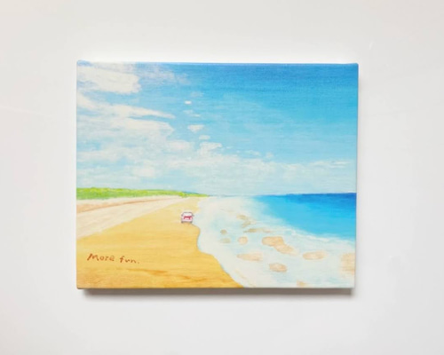 お客出品　オーダーメイド　アクリル画　２点　風景画　海の絵 お客様専用出品 オーダーメイド アクリル画 2点 風景画 海の絵