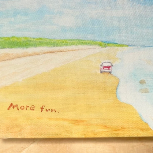 海と空の風景 油絵　ハンドメイド　インテリア　キャンバス　風景画　海　朝日 海と空の風景 油絵 ハンドメイド インテリア キャンバス 風景画