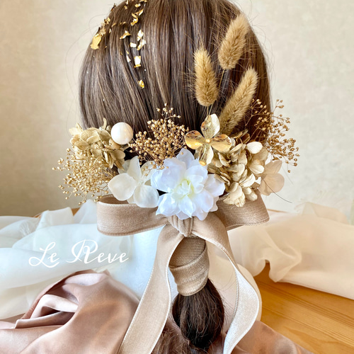 W05 成人式 卒業式 結婚式 ホワイトベロアリボン 髪飾り ヘッド W05 成人式 卒業式 結婚式 ホワイトベロアリボン 髪飾り ヘッド