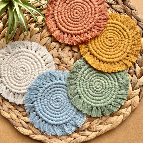 マクラメコースター その他キッチン小物 papamoa 通販 12019362