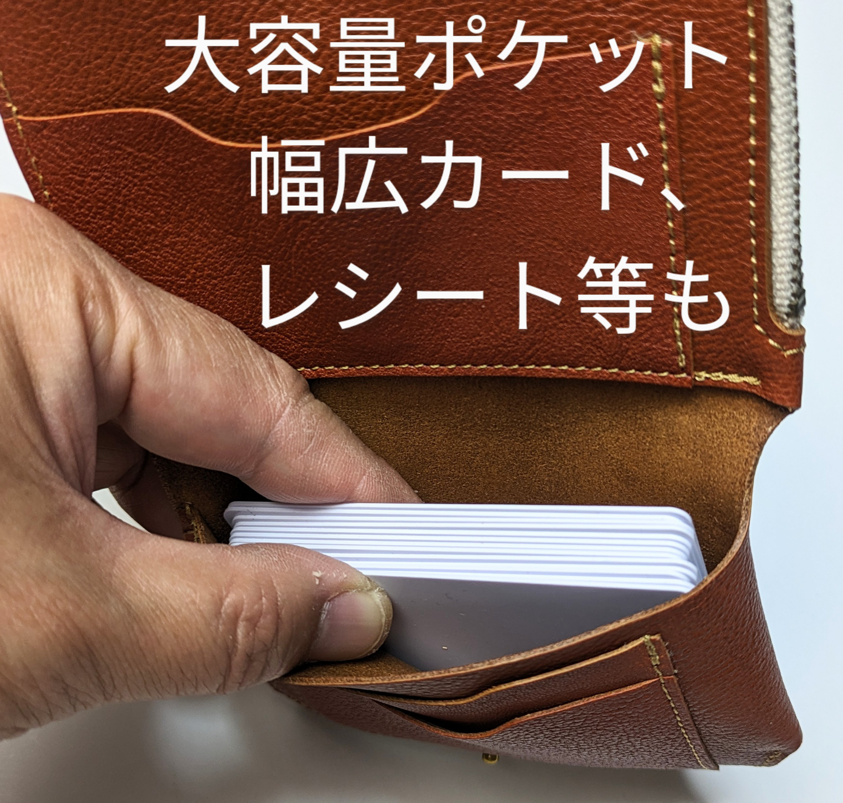 コインが取り出し易い二つ折り財布(黄/茶/赤/エンジ/緑/紺/黒)
