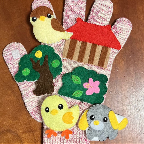 かわいいかくれんぼ/手袋シアター 雑貨・その他 muru shop 通販