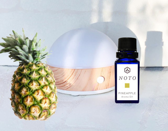 NOTO パイナップルアロマオイル１０ml　パイナップルの芳醇な甘酸っぱい香りを再現 5枚目の画像