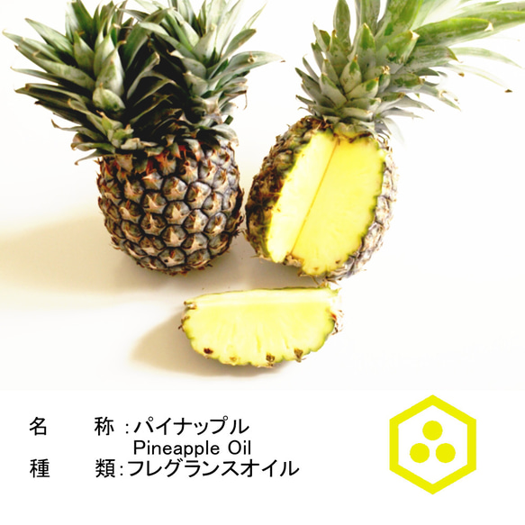 NOTO パイナップルアロマオイル１０ml　パイナップルの芳醇な甘酸っぱい香りを再現 2枚目の画像
