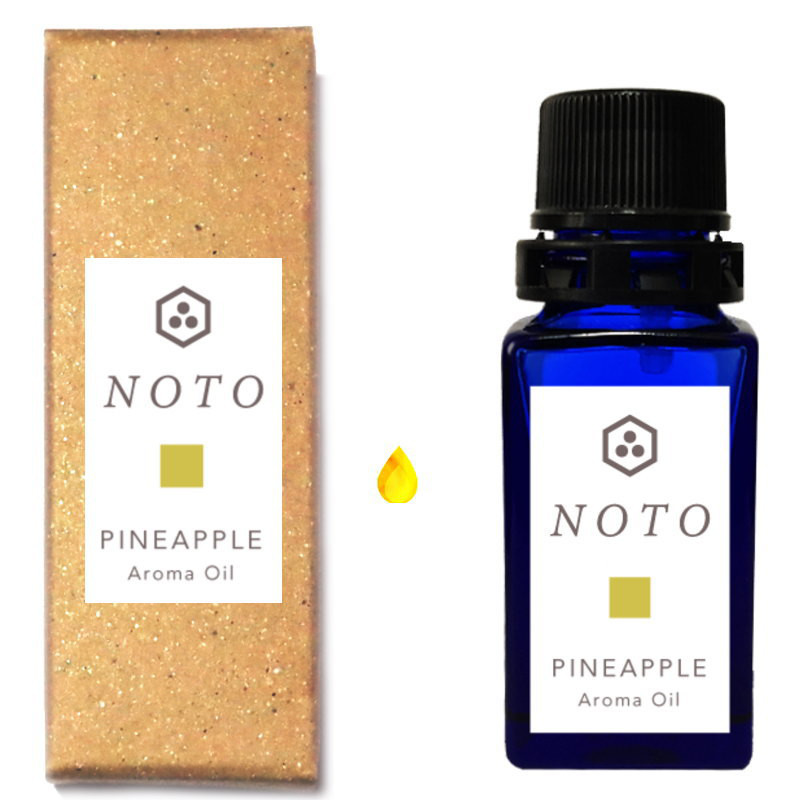 NOTO パイナップルアロマオイル１０ml　パイナップルの芳醇な甘酸っぱい香りを再現