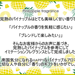 NOTO パイナップルアロマオイル１０ml　パイナップルの芳醇な甘酸っぱい香りを再現 3枚目の画像