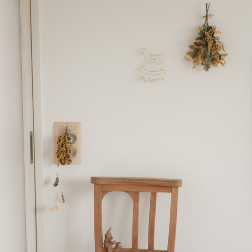 クリスマス 真鍮 馬 インテリア雑貨 .:* 木馬 飾り オブジェ｜ワイヤー