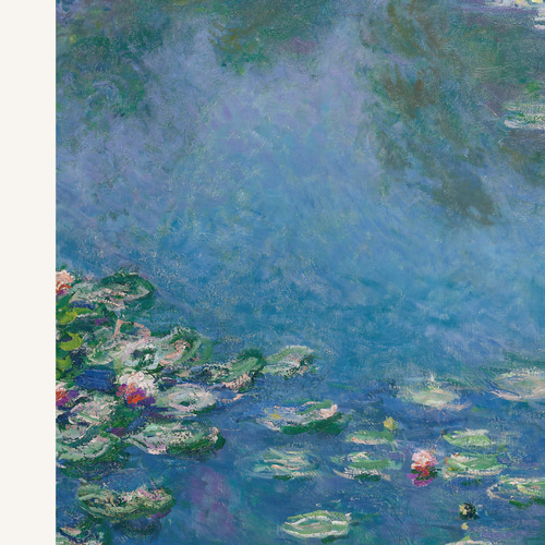 睡蓮 アートポスター 池 花 植物 名画 絵画 風景画 ポスター