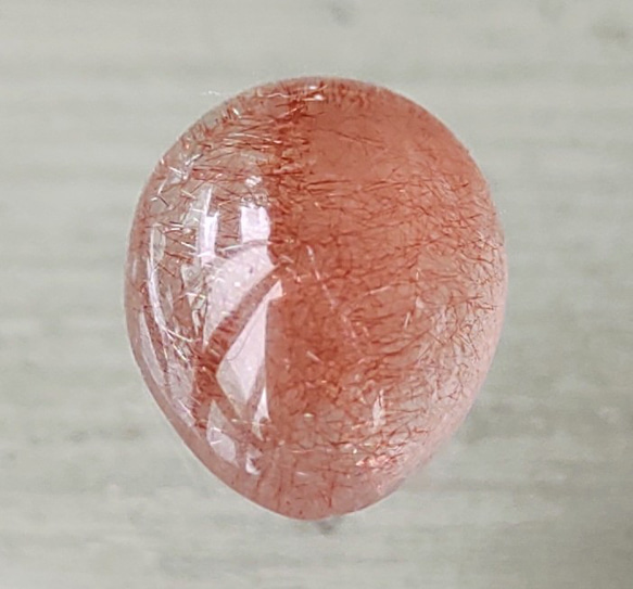苺のしずく＊strawberry quartz K10 ring 17枚目の画像