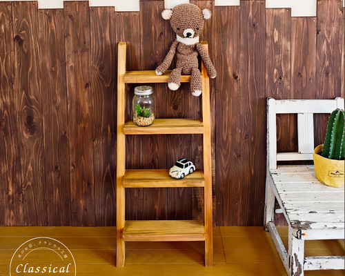 アンティーク調ウッドシェルフ4段 Amazon｜山善(YAMAZEN) ウッドシェルフ 4段 アンティーク