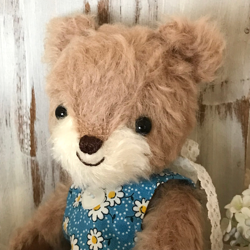 ♡マーガレットワンピース 白い鼻のくまちゃん♡再販 ぬいぐるみ チビ