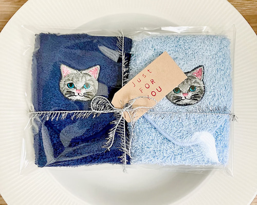 ハンカチセット 猫 花 ストロベリー ハンカチセット 猫 花 ストロベリー 在庫一掃☆残りわずか】タオル