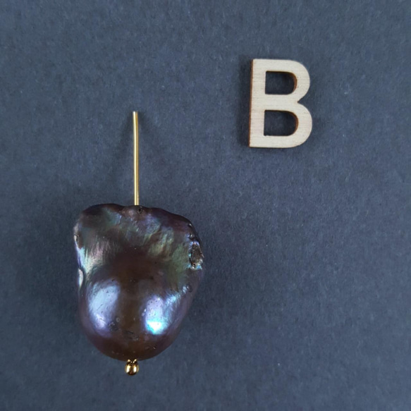 [1pcs] ブラックパール Olive Black 粒販売 A B C D E F 7枚目の画像