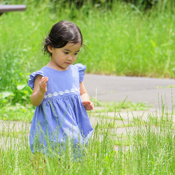 [再販][人気]　白いお花のサマーワンピース 6枚目の画像