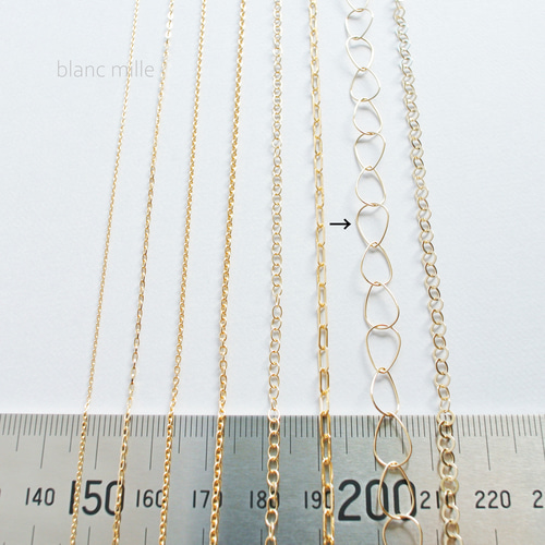 No.n-egg-660○*K18 デザインチェーンネックレス オーダー制作