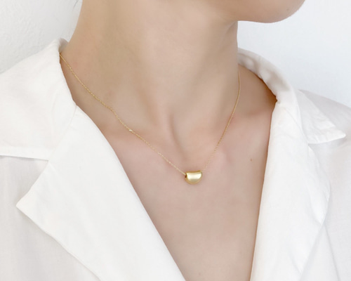 nao様♡14kgf nanan bijouxxx×StyleReborn】Symbol On Crystal Necklace 14KGF