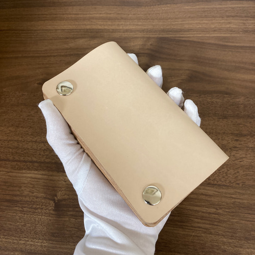 ミドルトラッカーウォレット　ハンドメイド　ヌメ革 LAST Drip Designs 本革 トラッカーウォレット ミドル ミドル