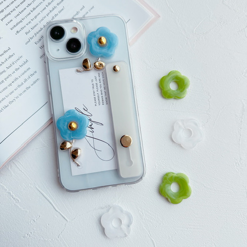 全機種対応iphone17 レジンスマホケース スライドベルト付き クリア