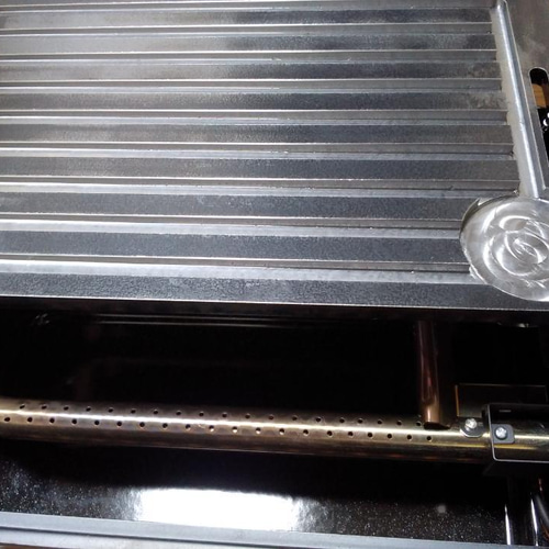 鉄板のみです 炉ばた焼器 炙りや対応 28×18cm 傾斜油溝 9mm極厚鉄板