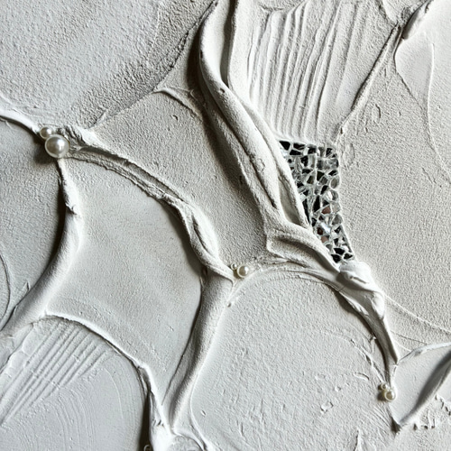 現代アート 30×30㎝ テクスチャーアート モダン 絵画 抽象画 アート